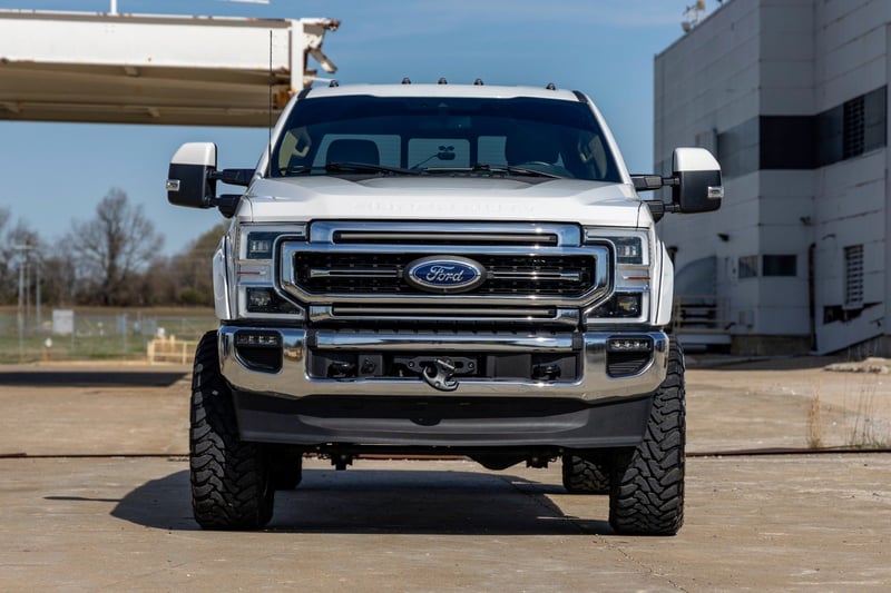 Rough Country - Fender Flares - Sport - UX Ingot Silver Metallic - Ford F-250/F-350 Super Duty 2WD/4WD (2017-2022) - S-F21112-UX