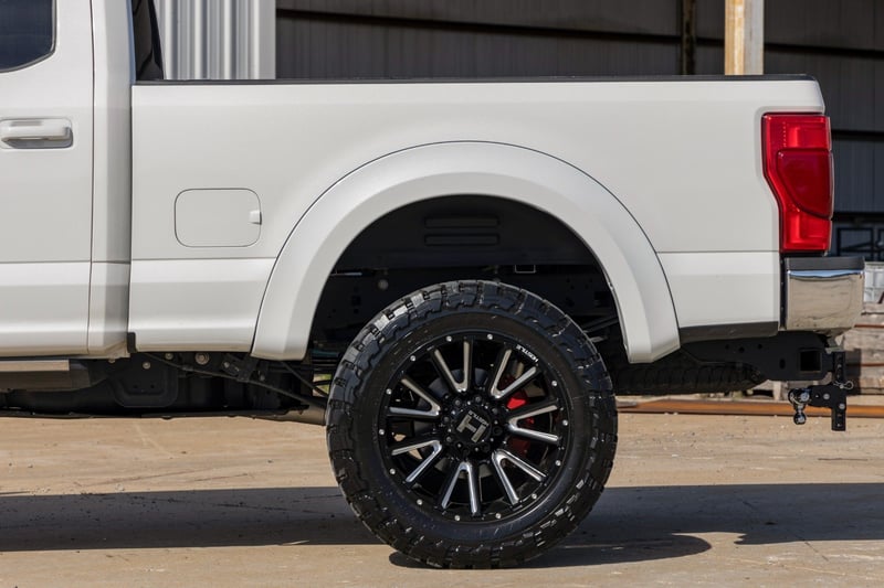 Rough Country - Fender Flares - Sport - UX Ingot Silver Metallic - Ford F-250/F-350 Super Duty 2WD/4WD (2017-2022) - S-F21112-UX