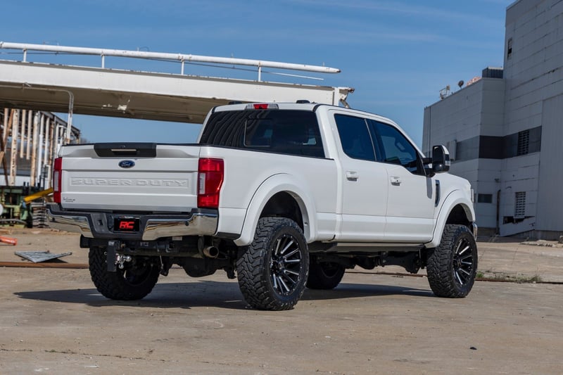 Rough Country - Fender Flares - Sport - UX Ingot Silver Metallic - Ford F-250/F-350 Super Duty 2WD/4WD (2017-2022) - S-F21112-UX