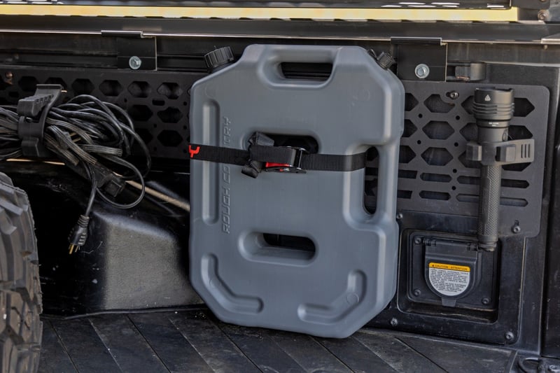 Rough Country - 10L Fluid Container w/ Locker - Gray - 99062A by Rough Country - detail view