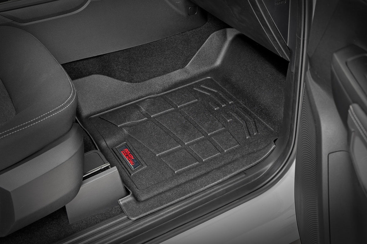 Rough Country - Sure-Fit Floor Mats - Front - Crew - Ford Ranger 2WD/4WD (2024-2025) - SM51002 for 2024 Ford Ranger - detail 