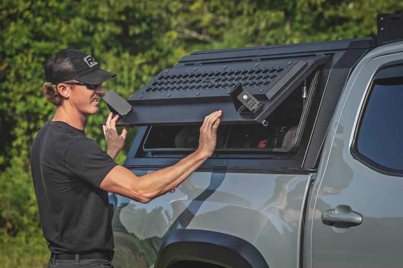 Rough Country - Truck Bed Cap - Modular - 5' Bed - Toyota Tacoma 2WD/4WD (2016-2023) - 73406