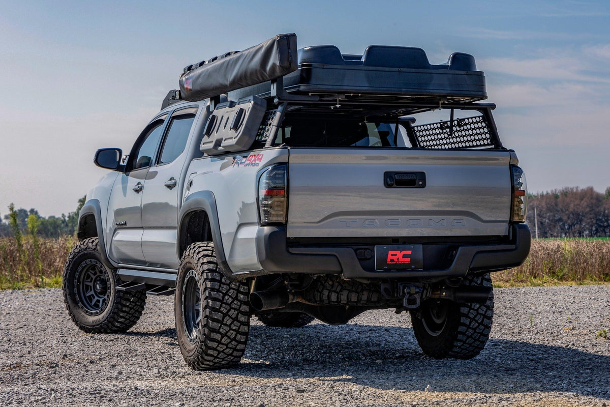 Rough Country - SRL2 Adj Aluminum Step - Double Cab - Toyota Tacoma 2WD/4WD (2005-2023) - 71096 for 2005-2023 Toyota Tacoma -