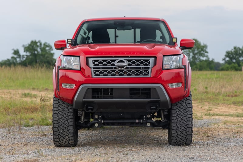 Rough Country - Fender Flares - Sport - QAK Glacier White - Nissan Frontier 2WD/4WD (2022-2026) - S-N12200-QAK