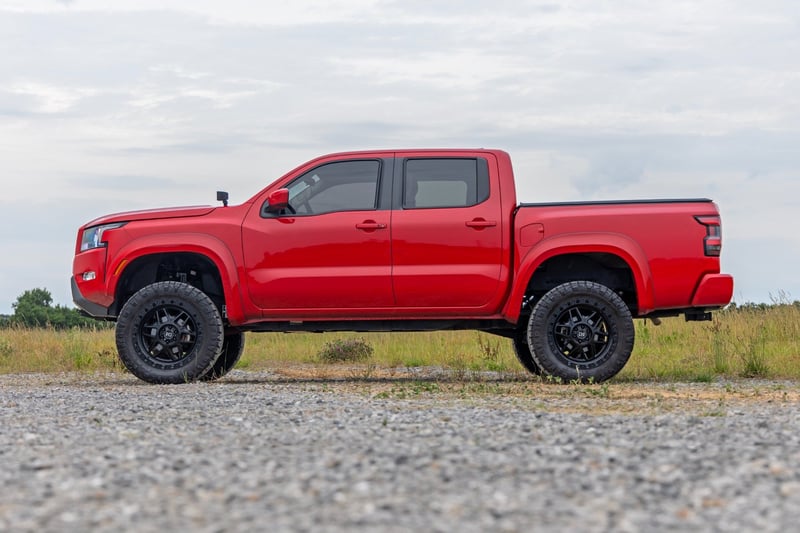 Rough Country - Fender Flares - Sport - QAK Glacier White - Nissan Frontier 2WD/4WD (2022-2026) - S-N12200-QAK