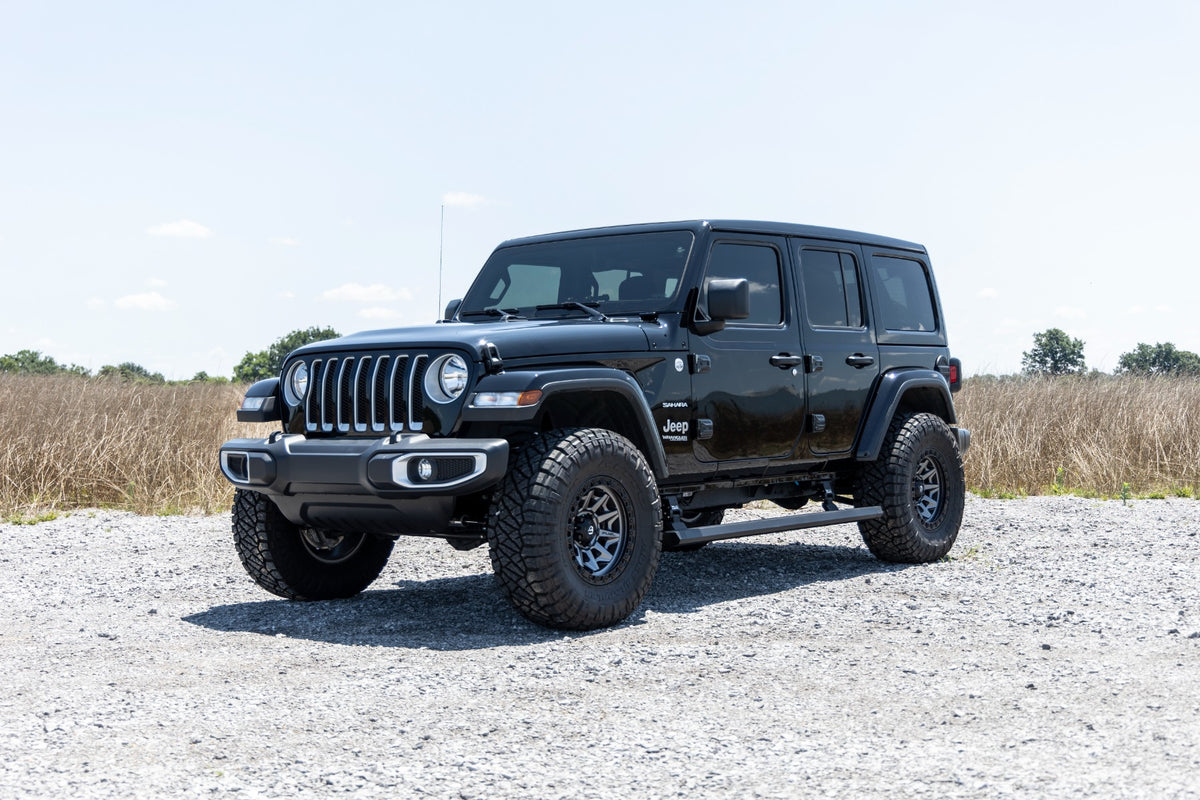 Rough Country - 2.5 Inch Lift Kit - Coils - M1R - Jeep Wrangler Unlimited 4WD (2024-2025) - 79344 for 2024 Jeep Wrangler - cl
