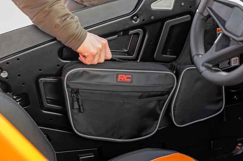 Rough Country - Door Bags - Front Door - Polaris RZR XP (2024) - 93165 for 2024 Polaris Rzr Xp 1000 Premium - installed view