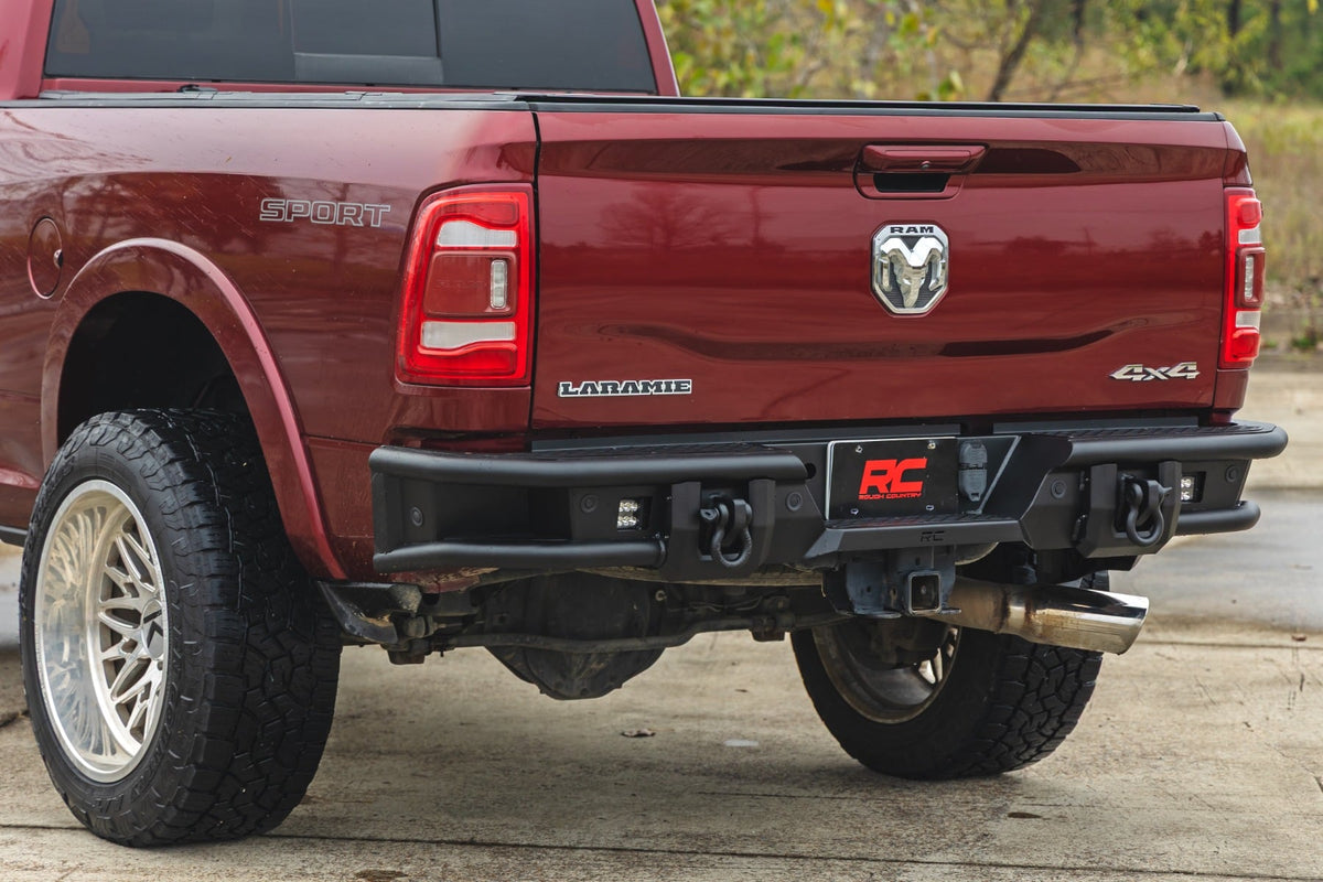Rough Country - Rear Bumper - Tubular - Ram 2500/3500 2WD/4WD (2010-2025) - 51213 by Rough Country - close-up