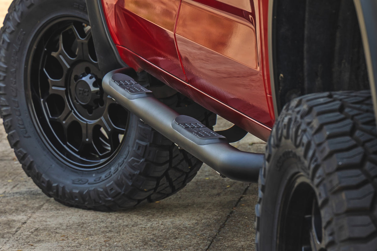 Rough Country - Nerf Steps - 3-Inch Tube - CrewMax - Toyota Tundra 2WD/4WD (2022-2026) - 43000