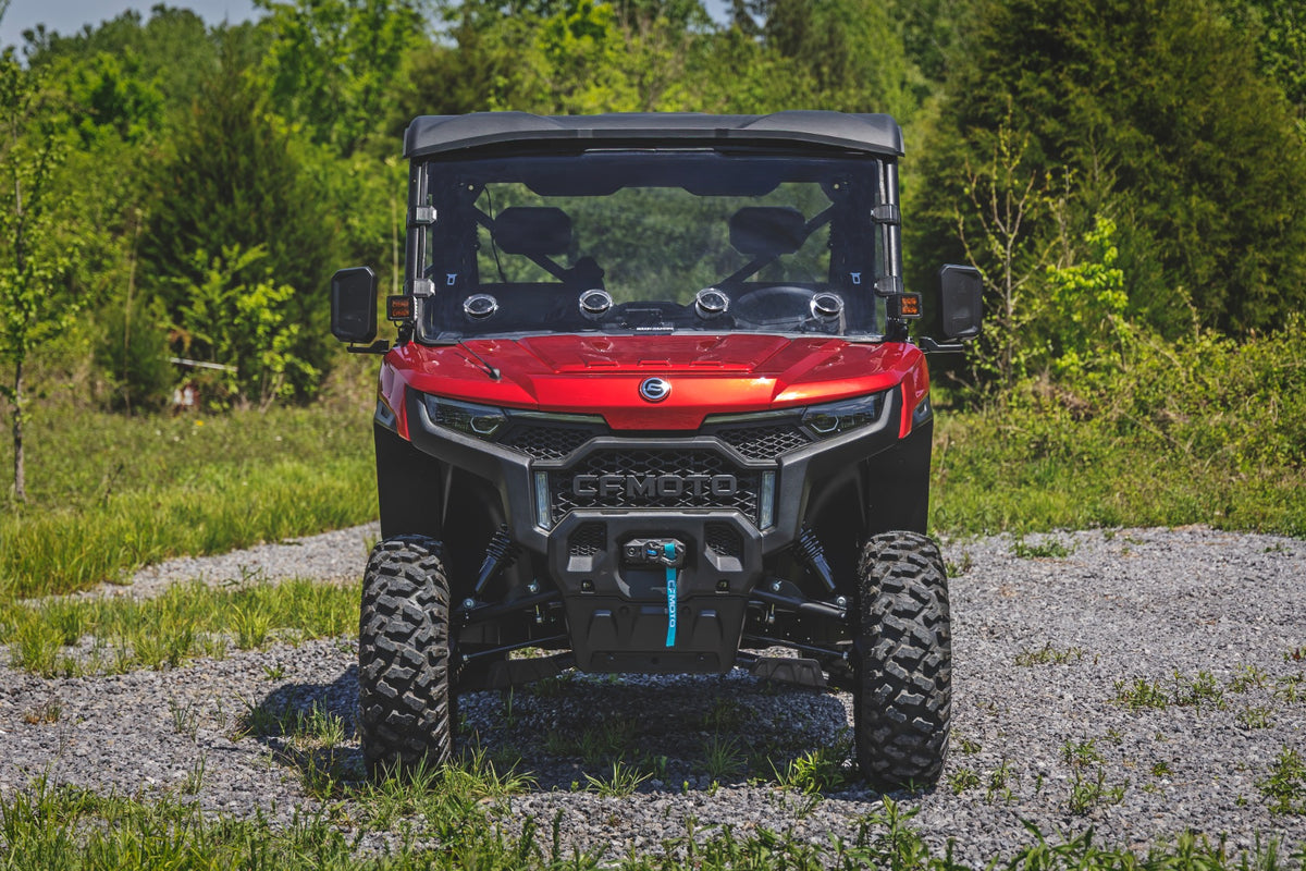 Rough Country - Vented Full Windshield - Scratch Resistant - CFMOTO UFORCE 1000 U10 PRO - 98252580 for 2025 CFMOTO Uforce U10