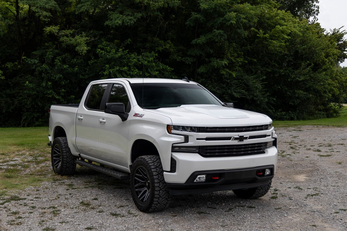 Rough Country - Hood Scoop - GCN Victory Red - Chevy Silverado 1500 2WD/4WD (2019-2025 & Classic) - HS10010-GCN for 2019-2024