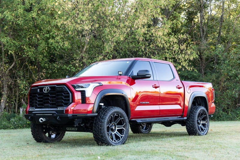Rough Country - HD2 Aluminum Running Boards - CrewMax - Toyota Tundra 2WD/4WD (2022-2025) - SRB072291A