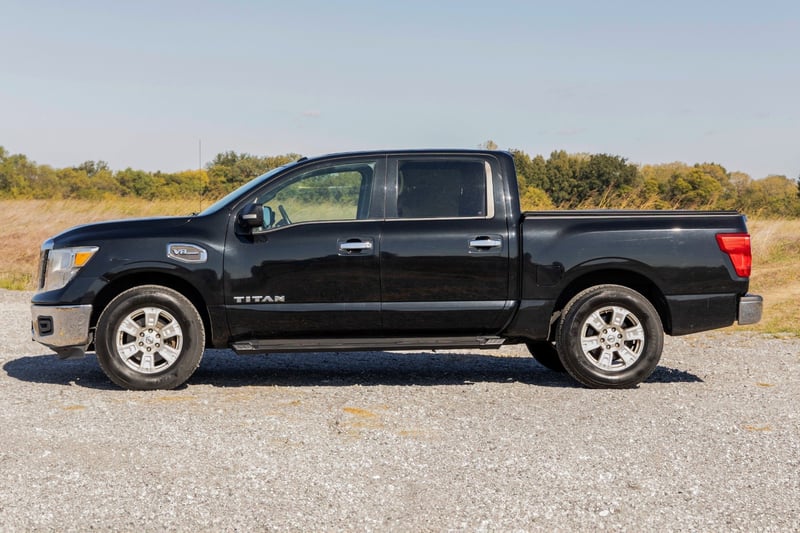 Rough Country - HD2 Aluminum Running Boards - Crew Cab - Nissan Titan 2WD/4WD (2004-2024) - SRB041785A