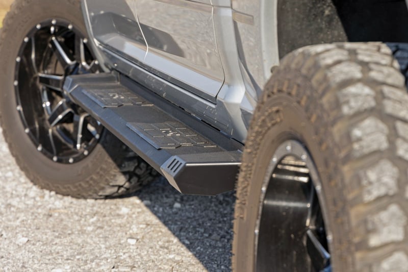 Rough Country - HD2 Running Boards - Crew Cab - Ram 1500/2500/3500 2WD/4WD (2010-2025 & Classic) - SRB091785A