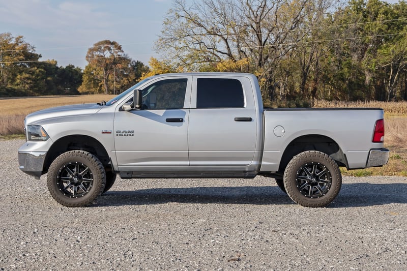 Rough Country - HD2 Running Boards - Crew Cab - Ram 1500/2500/3500 2WD/4WD (2010-2025 & Classic) - SRB091785A