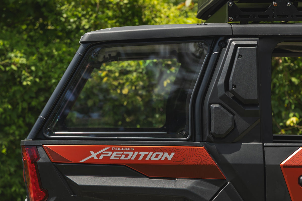 Rough Country - Bed Side Rear Windows - Scratch Resistant - Polaris XPEDITION ADV 5 - 93196 for 2024 Polaris Xpedition Adv 5 