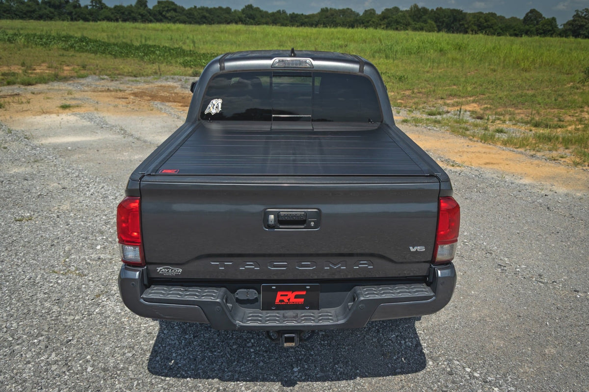 Rough Country - Hard Roll Up Bed Cover - 5' Bed - Toyota Tacoma 2WD/4WD (2016-2023) - 50420500 for 2016-2023 Toyota Tacoma - 