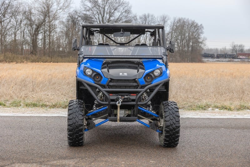 Rough Country - LED Light Kit - Cage Mount - 50" Black Single Row - Kawasaki Teryx 4 1000/Teryx4 800 - 94015 by Rough Country