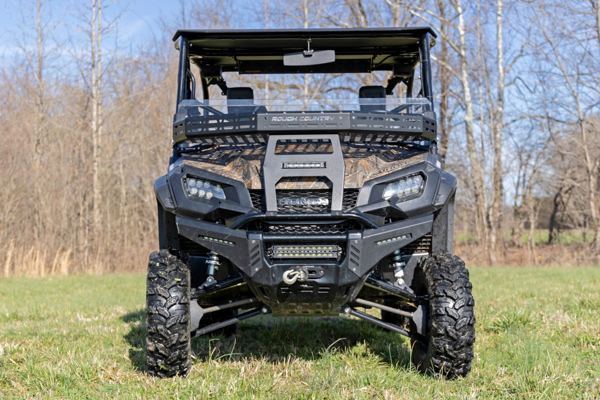 Rough Country - Winch Mount - RS6500SA - Honda Pioneer 1000 - 92092 by Rough Country - installed view