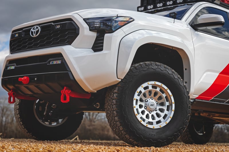 Rough Country - Rough Country 87 Series Wheel - Simulated Beadlock - Full Machine - 17x8.5 - 6x5.5 - +0mm - 87170912C