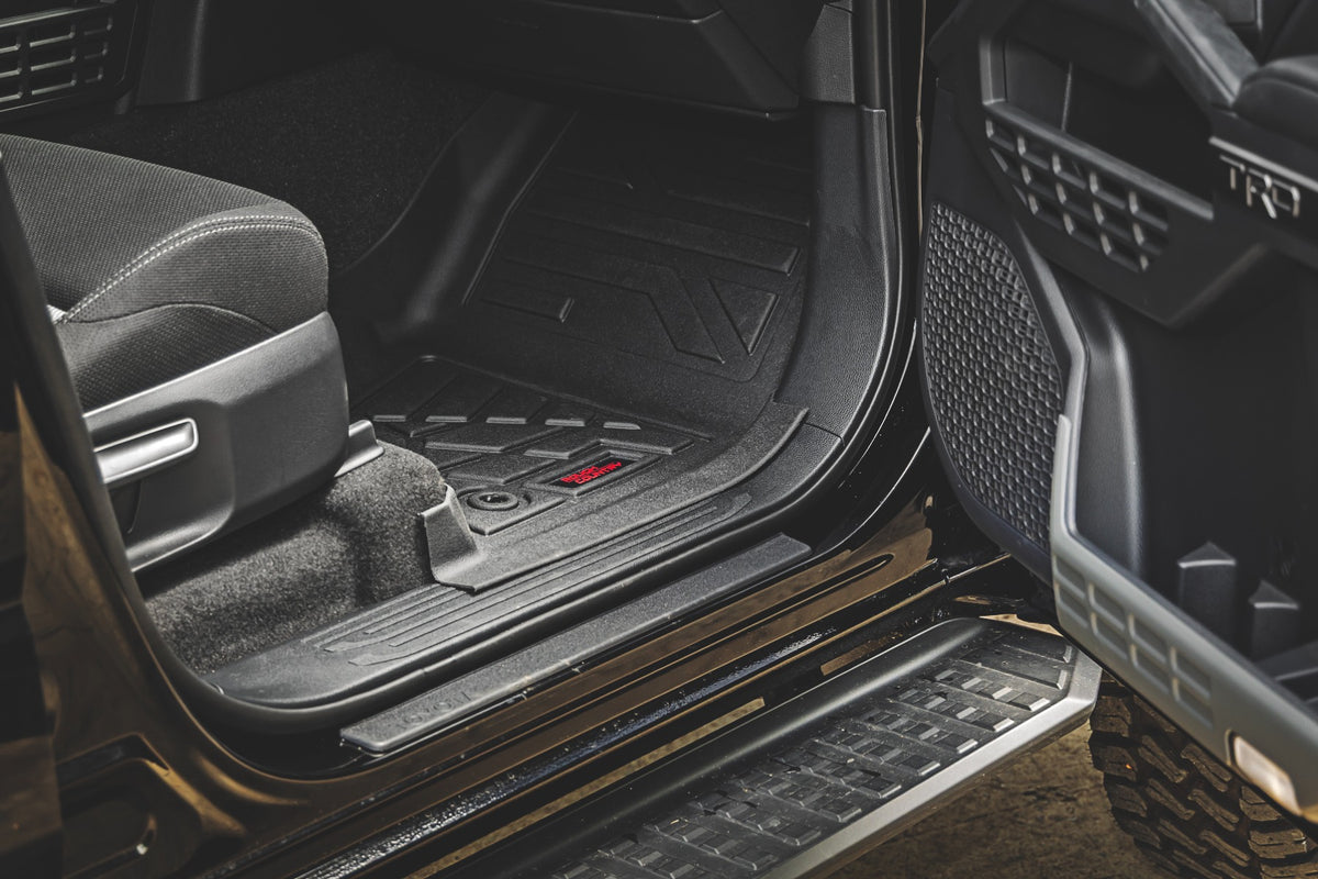 Rough Country - Sure-Fit Floor Mats - Front & Rear - Toyota 4Runner 2WD/4WD (2025) - SM71324 by Rough Country - installed vie