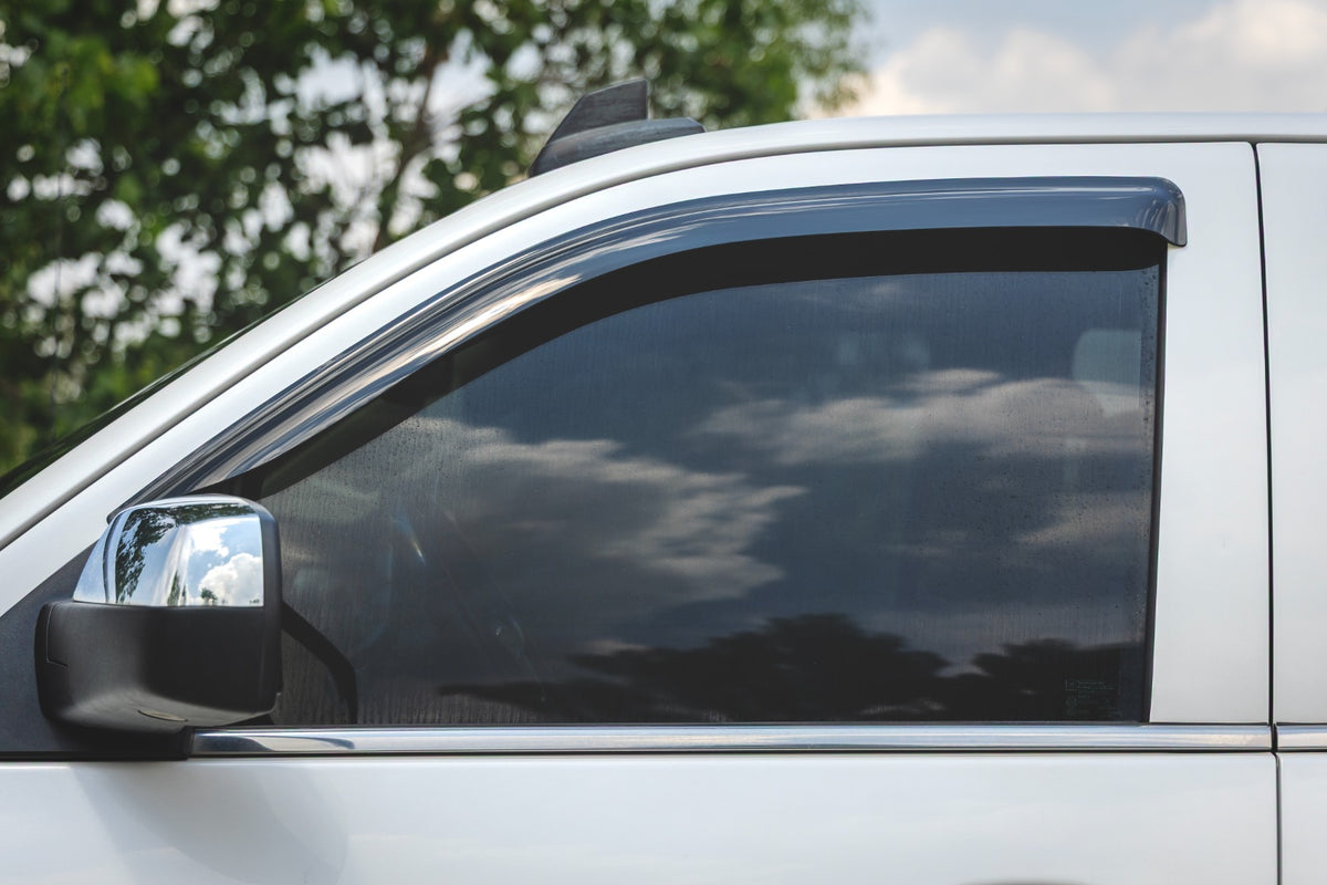Rough Country - Side Window Deflectors - Tape On Rain Guard - Chevy/GMC 1500/2500HD/3500HD 2WD/4WD - 911418 by Rough Country 