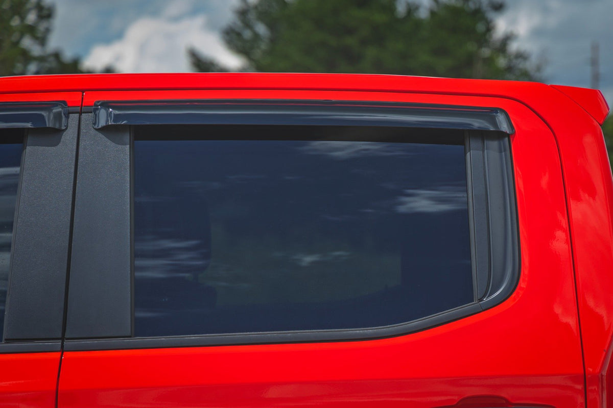 Rough Country - Side Window Deflectors - Tape On Rain Guard - Chevy/GMC 1500/2500HD/3500HD (19-25 & Classic) - 911924 by Roug