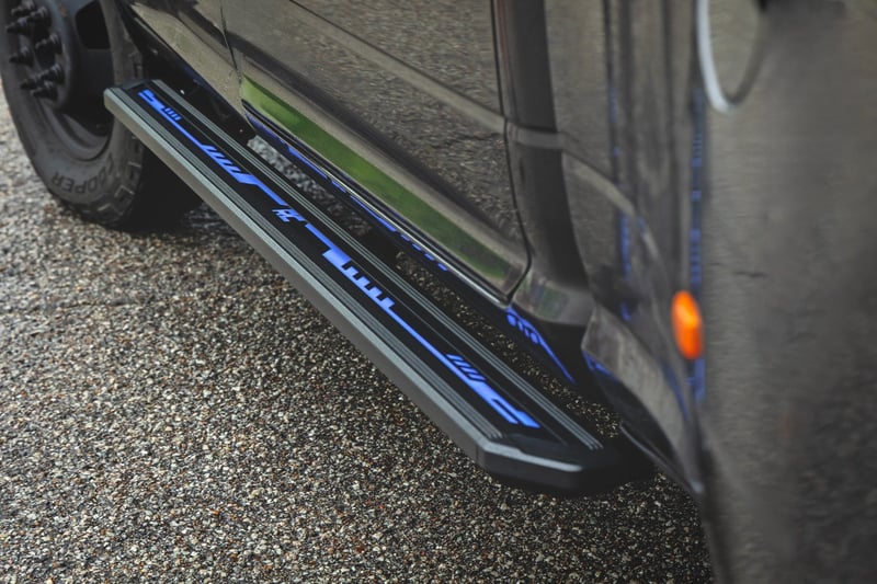 Rough Country - Multi-Color LED Running Boards - Crew Cab - Ram 2500/3500 2WD/4WD (2011-2026) - 55009