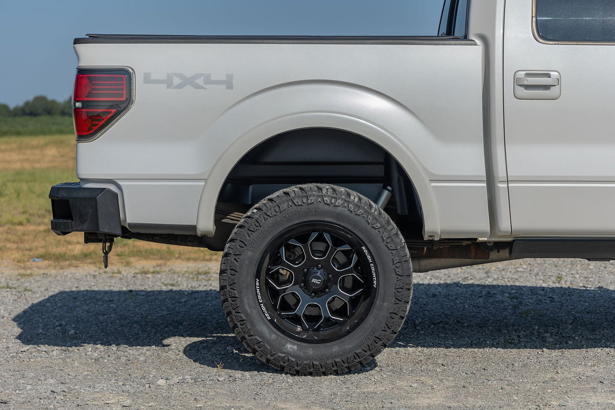 Rough Country - Rear Wheel Well Liners - Ford F-150 2WD/4WD (2004-2014) - 4504A for 2004-2014 Ford F 150 - detail view