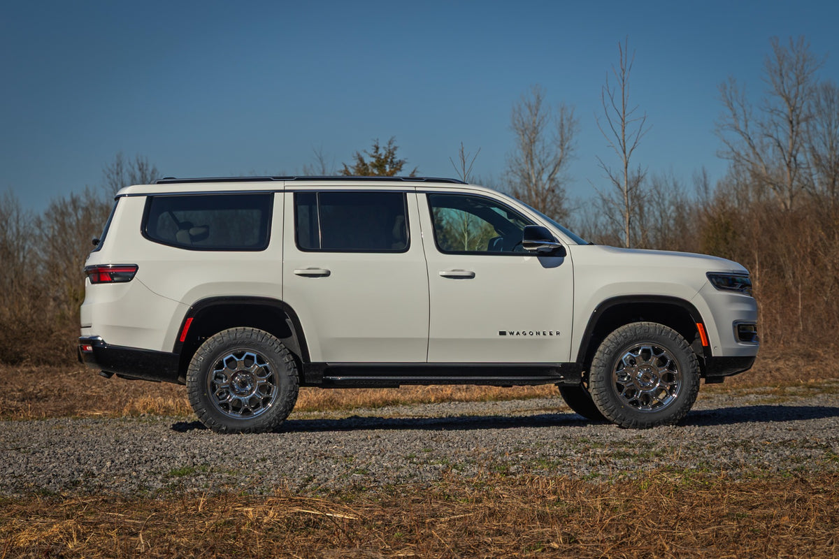 Rough Country - 3 Inch Lift Kit - Jeep Wagoneer 4WD (2022-2025) - 60800RED by Rough Country - installed view