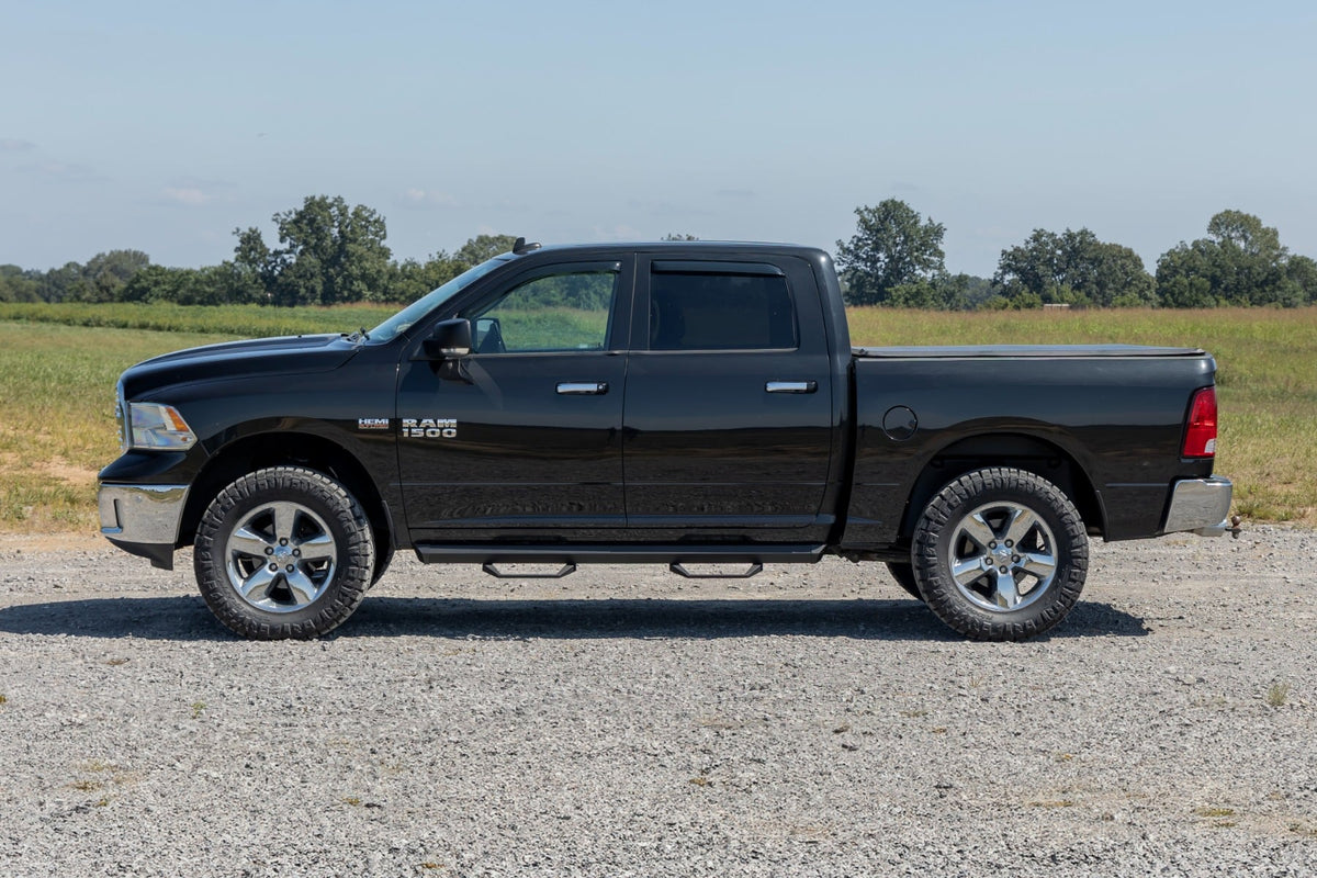 Rough Country - SRL2 Adj Aluminum Step - Crew Cab - Ram 1500/2500/3500 2WD/4WD (2010-2018 & Classic) - 31015 for 2019-2023 Ra