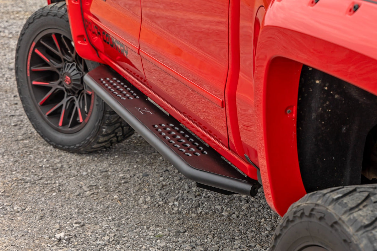 OV2 Running Boards | Side Step Bars | Crew Cab | Chevy/GMC 1500/2500HD/3500HD (07-19 & Classic)