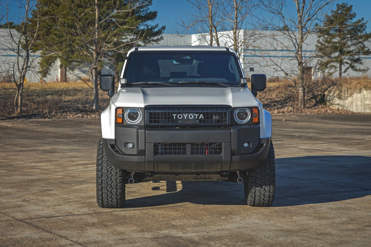 Rough Country - LED Light Kit - Ditch Mount - Black Series Round - 3.5 Inch - Amber DRL - Toyota LandCruiser (2024) - 72117 b