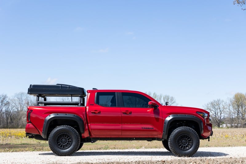 Rough Country - Pocket Fender Flares - 3U5 Supersonic Red - Toyota Tacoma 2WD/4WD (2024-2025) - F-T12421-3U5