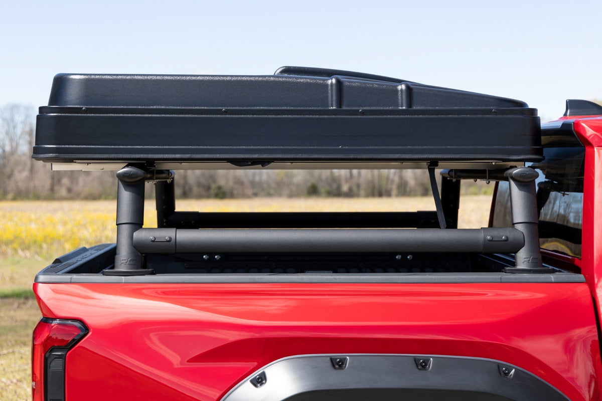Rough Country - Bed Rack - Half Rack - Aluminum - Toyota Tacoma 2WD/4WD (2024-2025) - 73119 for 2024 Toyota Tacoma - detail v