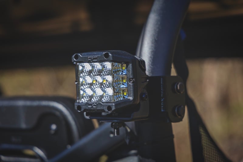 Rough Country - LED Cube Light Kit - Black Series w/ White DRL - Rear Mount - Segway UT6/UT10 - 93213