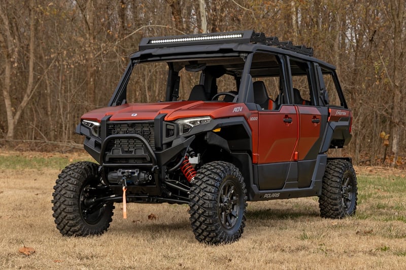 Rough Country - Roof Rack - 40" Black Single Row - Polaris XPEDITION ADV 5 - 93172 for 2024 Polaris Xpedition Adv 5 Northstar