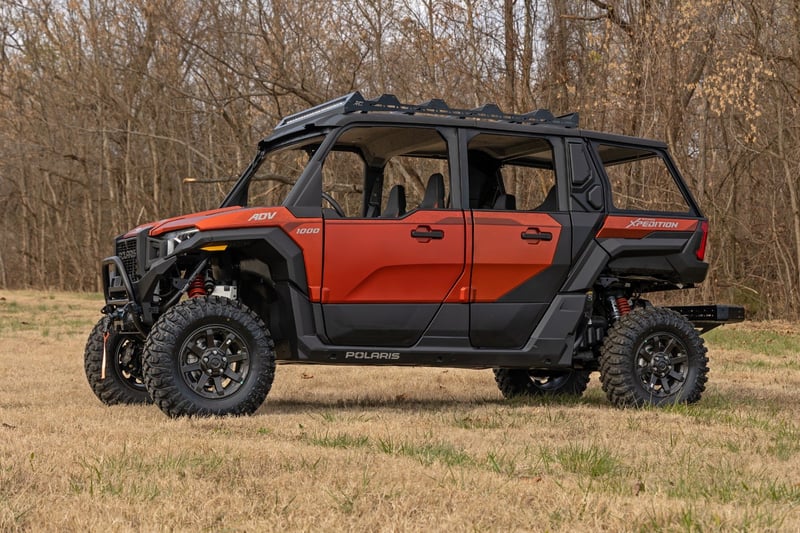 Rough Country - Roof Rack - 40" Black Single Row - Polaris XPEDITION ADV 5 - 93172 for 2024 Polaris Xpedition Adv 5 Northstar
