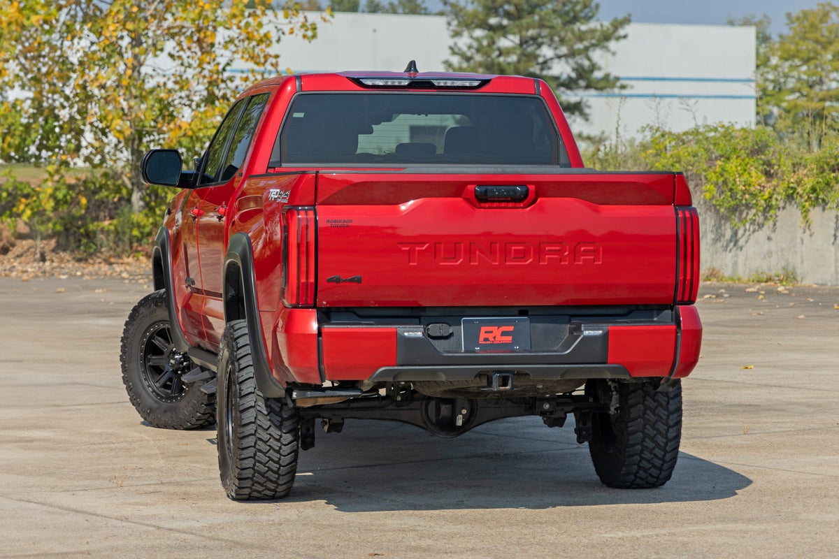 Rough Country - SRL2 Adj Aluminum Steps - CrewMax - Toyota Tundra 2WD/4WD (2022-2025) - 71097 for 2022-2024 Toyota Tundra - a