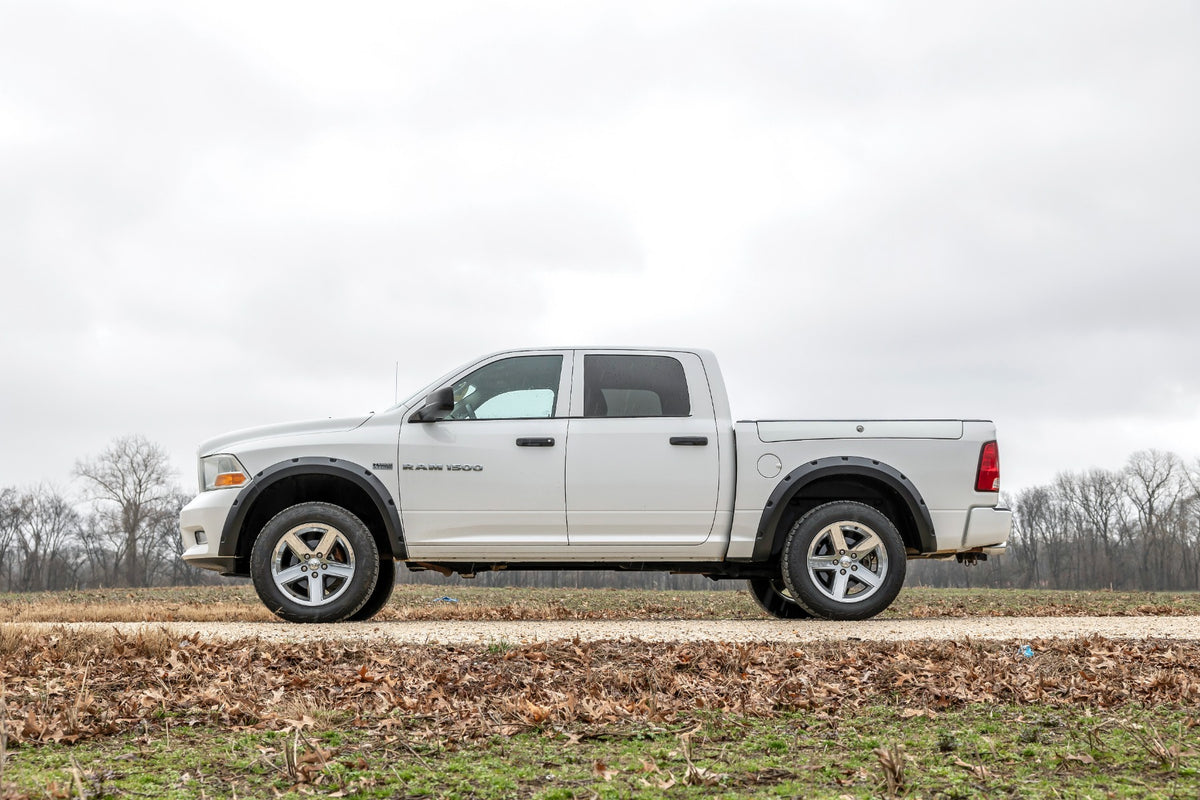 Rough Country - Pocket Fender Flares - Ram 1500 2WD/4WD (2010-2018 & Classic) - F-D10911B for 2019-2023 Ram 1500 Classic - de