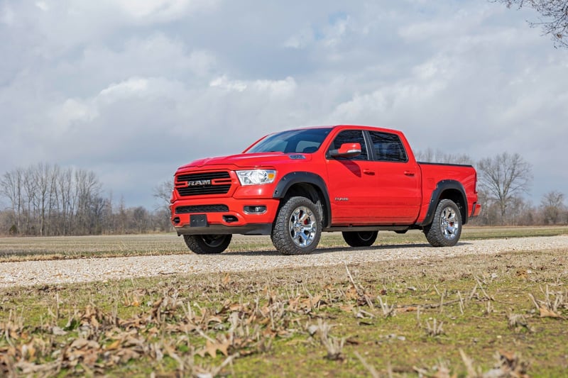 Rough Country - Pocket Fender Flares - PBJ Hydro Blue - Ram 1500 2WD/4WD (2019-2024) - F-D10914A-PBJ