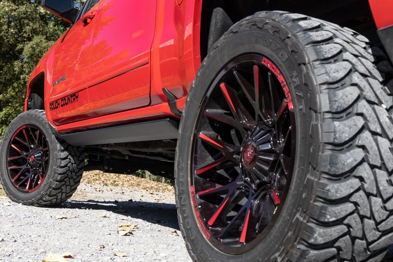 Rough Country - Power Running Boards - Dual Electric Motor - Crew Cab - Chevy/GMC 1500/2500HD/3500HD (07-14) - PSR50718