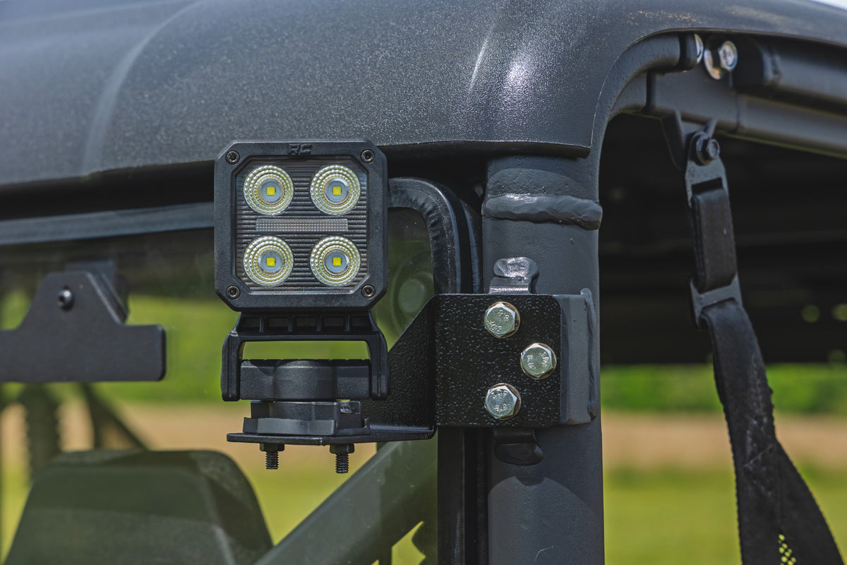 Rough Country - LED Light Kit - Rear Mount - 2" Black Pair - White DRL - CFMOTO UFORCE 1000 - 96111 by Rough Country - altern
