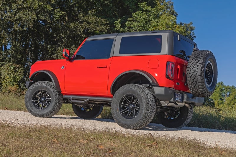 Rough Country 88 Series Wheel/One-Piece/Gloss Black/17x9/6x5.5/+0mm - 88170012 by Rough Country - front view