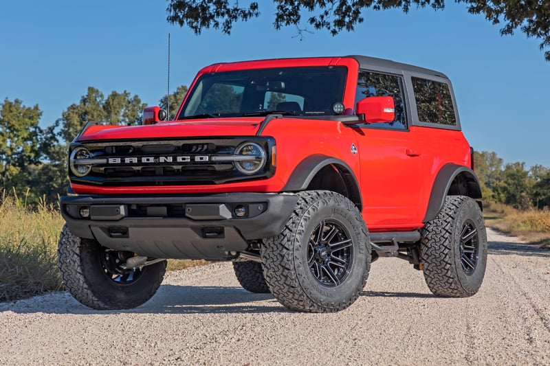 Rough Country 88 Series Wheel/One-Piece/Gloss Black/17x9/6x5.5/+0mm - 88170012 by Rough Country - angle view
