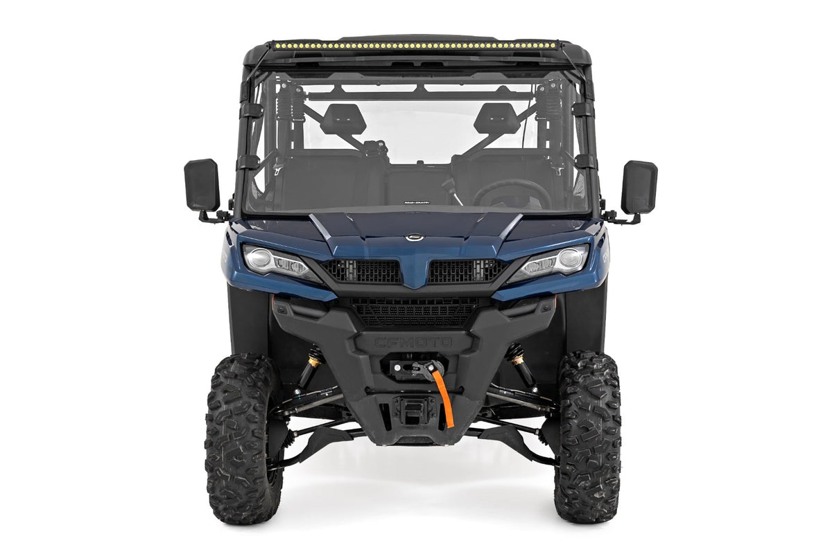 Rough Country - LED Light Kit - Front Mount - 50" Black Single Row - CFMOTO UFORCE 1000 - 96118 by Rough Country - installed 