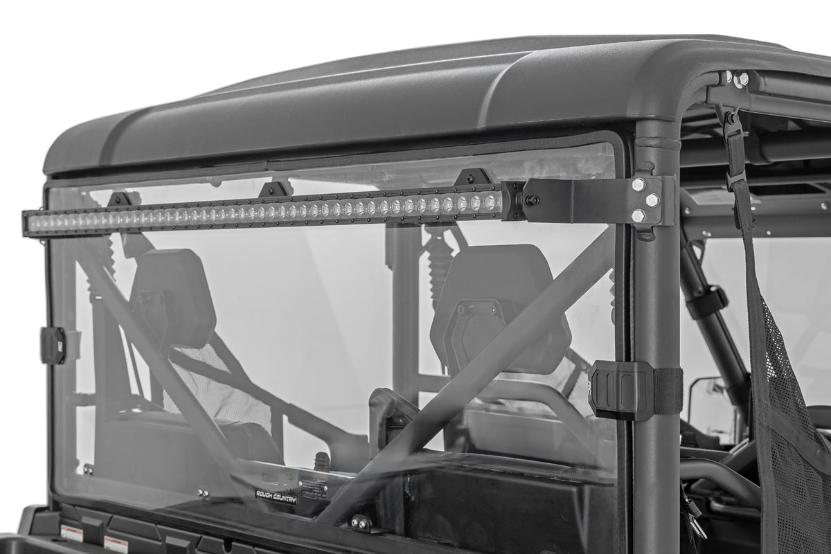 Rough Country - LED Light Kit - Rear Mount - 50" Black Single Row - CFMOTO UFORCE 1000 - 96115 by Rough Country - angle view