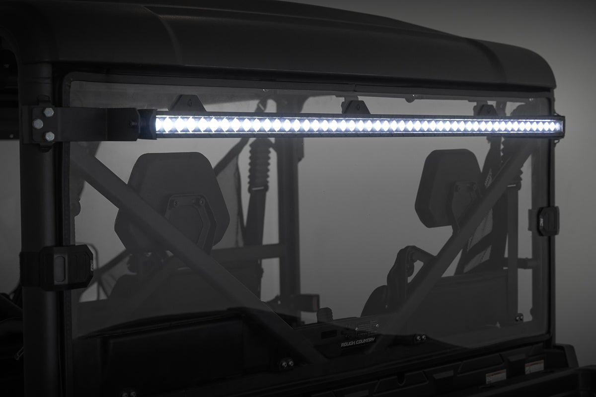 Rough Country - LED Light Kit - Rear Mount - 50" Black Single Row - CFMOTO UFORCE 1000 - 96115 by Rough Country - installed v