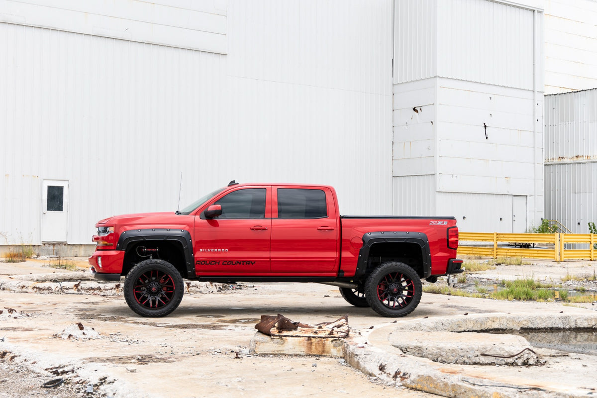 Fender Flares | Defender | 6&#39;7&quot; &amp; 8&#39; Bed | Chevy Silverado 1500 (14-18)/Silverado 2500 HD (15-19) 