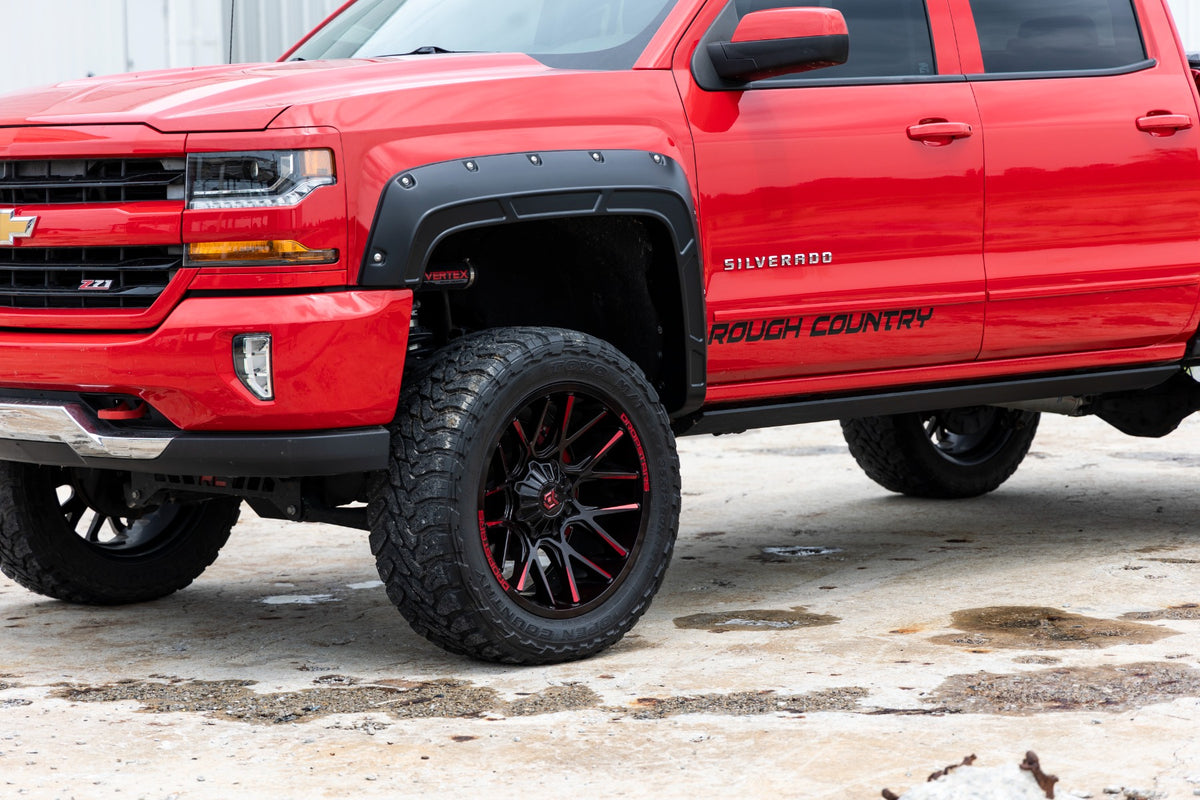 Fender Flares | Defender | 6&#39;7&quot; &amp; 8&#39; Bed | Chevy Silverado 1500 (14-18)/Silverado 2500 HD (15-19) 